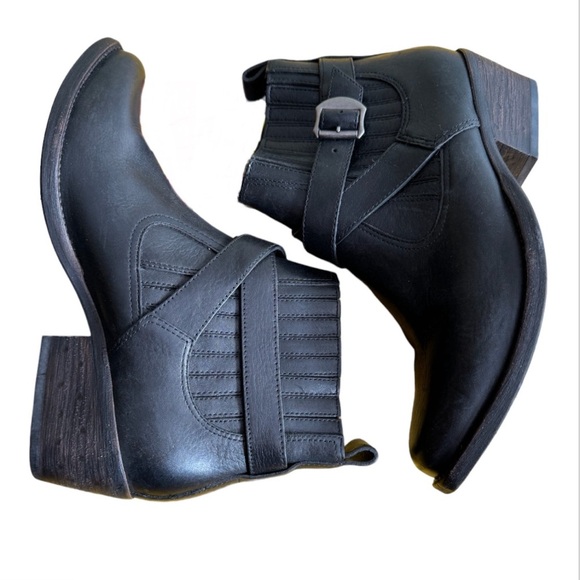 All Saints black ankle slide in Boots sz 36.5 (6.5-7) - Picture 6 of 7